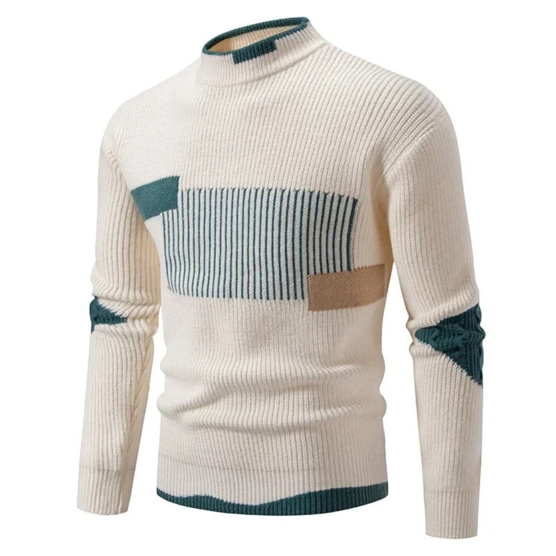 Jurgen | Patterned Crew Jumper