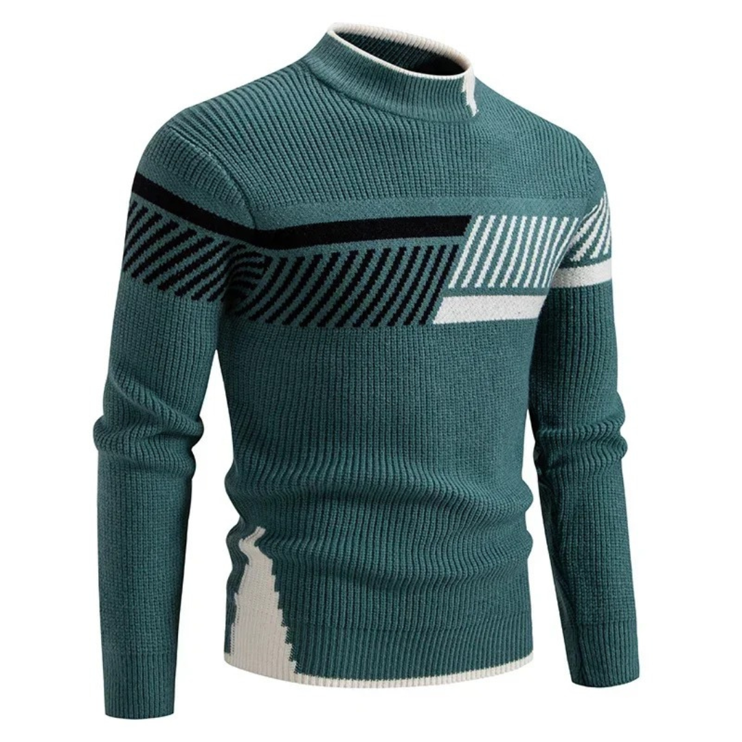 Jurgen | Patterned Crew Jumper