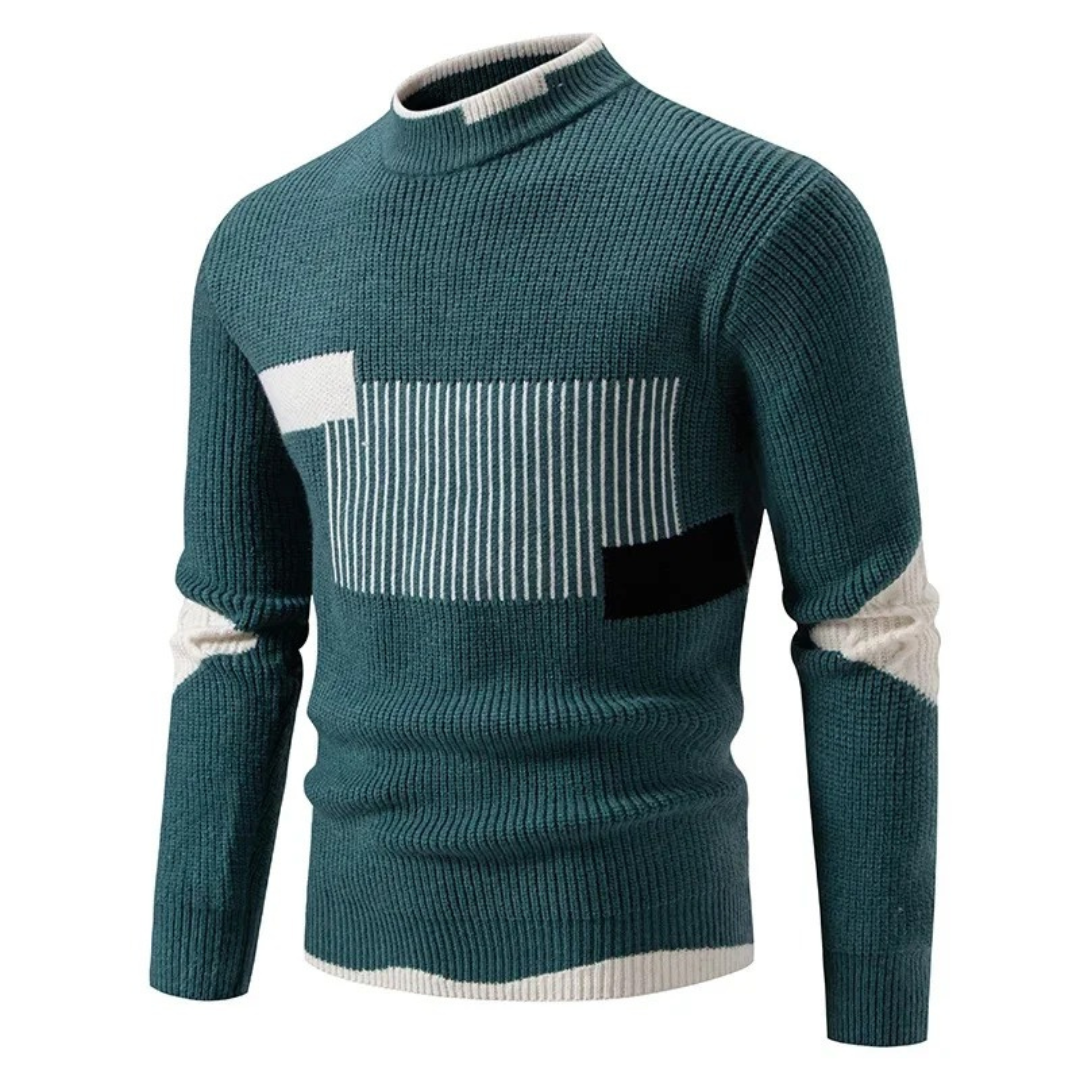 Jurgen | Patterned Crew Jumper