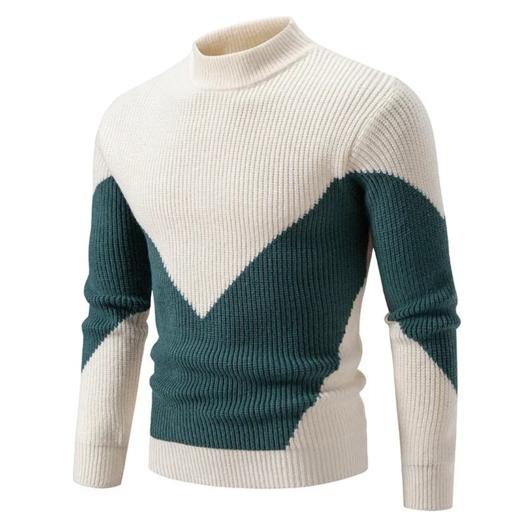 Jurgen | Patterned Crew Jumper