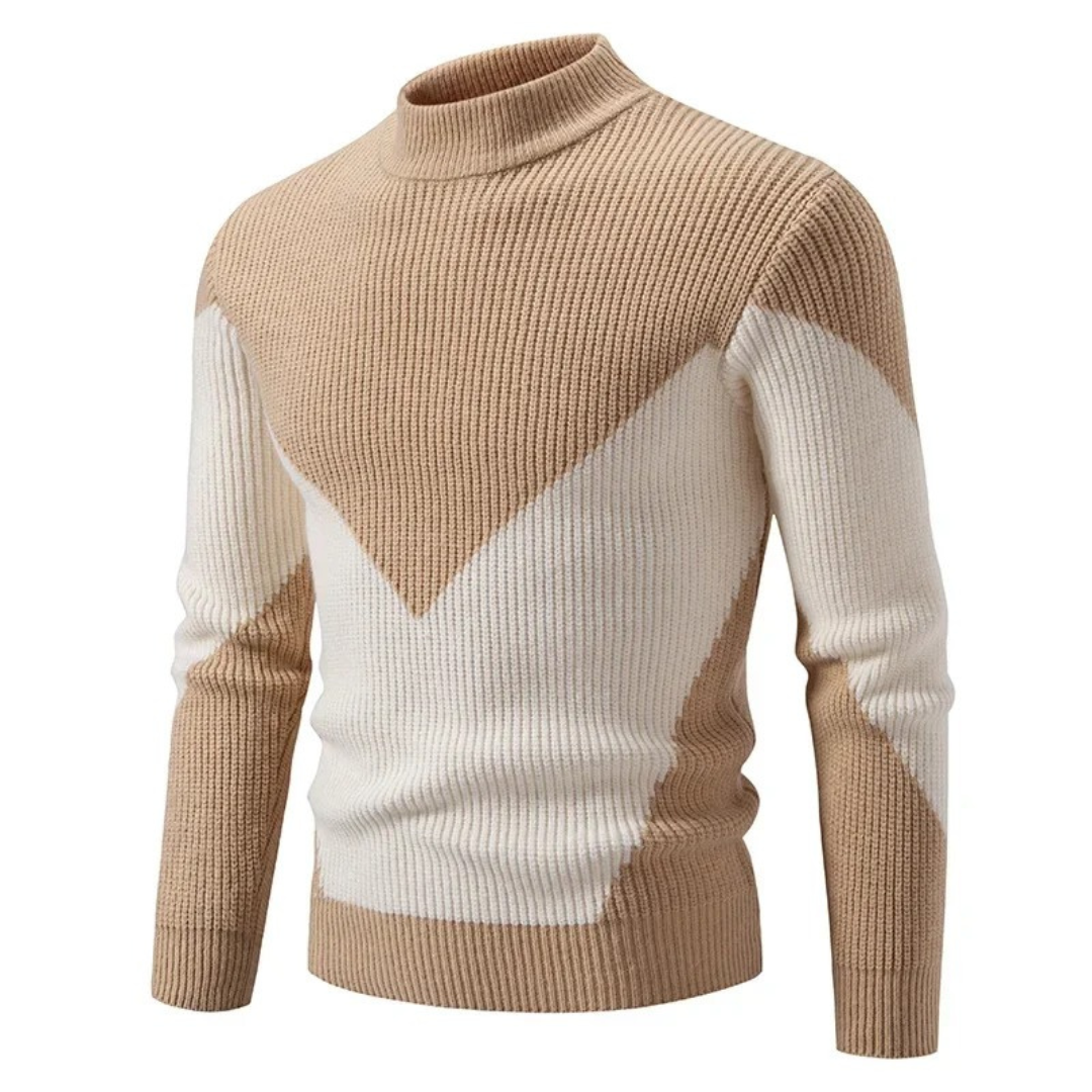 Jurgen | Patterned Crew Jumper