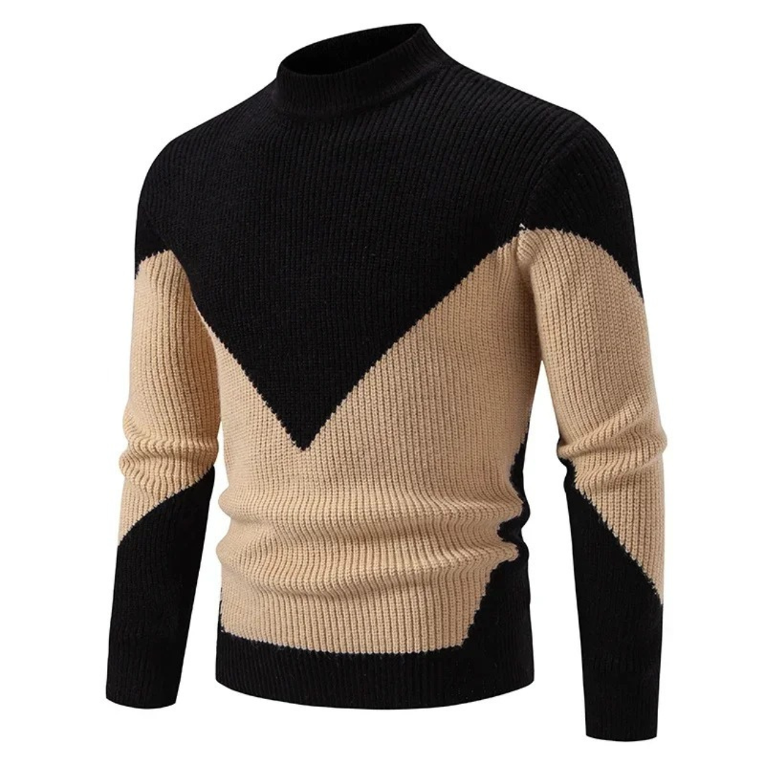 Jurgen | Patterned Crew Jumper