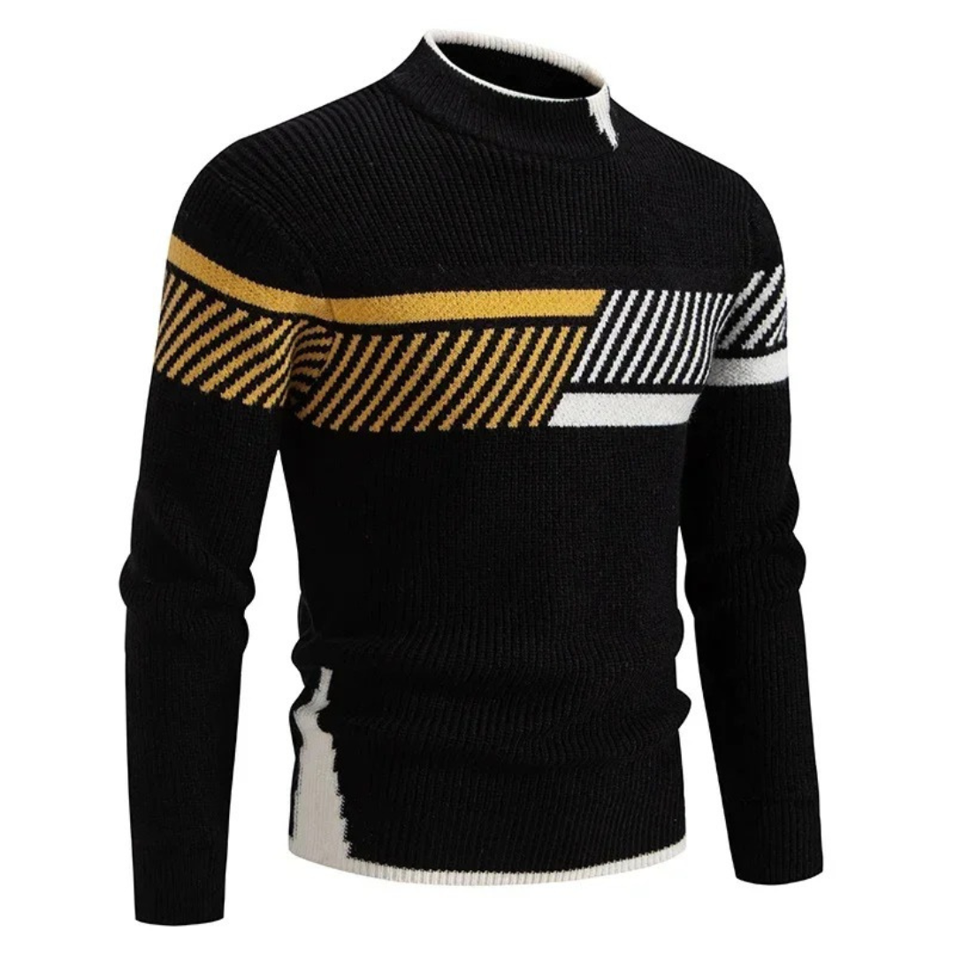 Jurgen | Patterned Crew Jumper